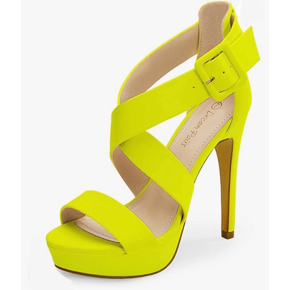 🎾 YOUR 2023 AESTHETIC 🎾 Beyonce-inspired neon strappy stiletto heels